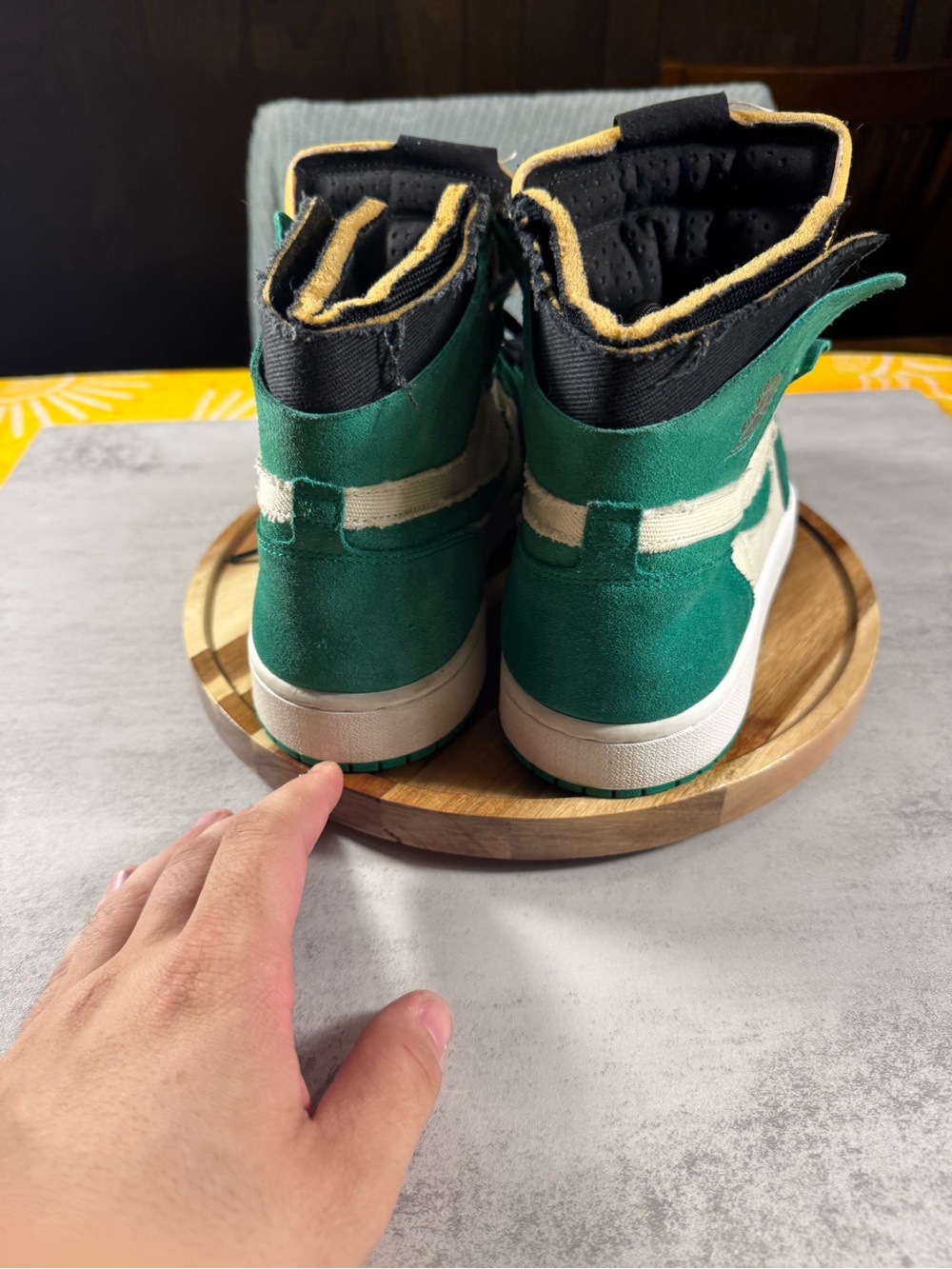 Jordan 1 High Zoom Air CMFT stadium Green Size 12 - Picture 4 of 8